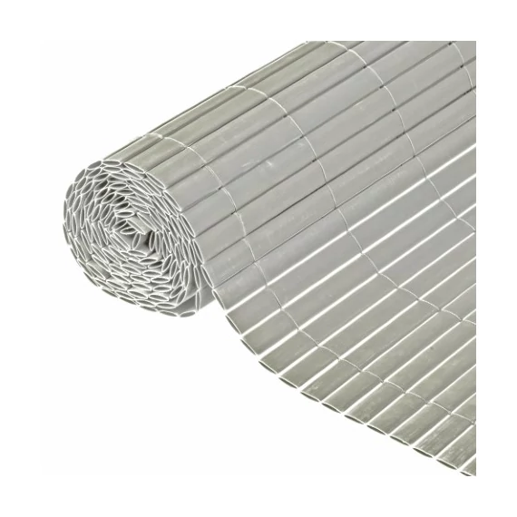Nádhatású PVC gyékény, kétoldalas 1x3m szürke, 2tek/karton