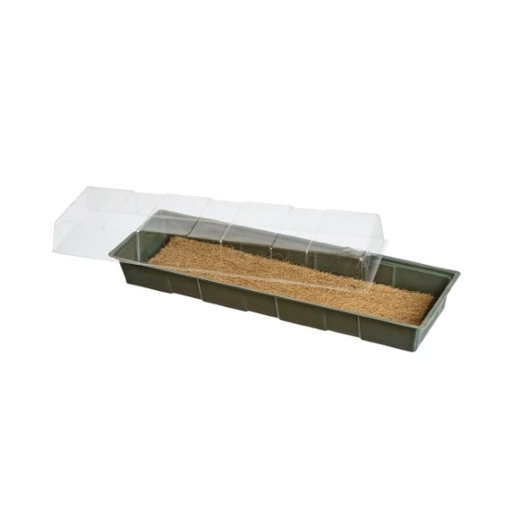 Mini greenhouse kókuszrostból készült  gyökereztető közeggel 10x49x15,5 cm