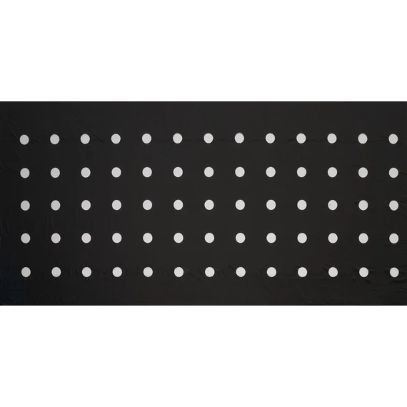Takarófólia KIS ZÖLDSÉGEKHEZ fekete 20 mikron175x45mm 0,95x5m,ültetési lyukakkal