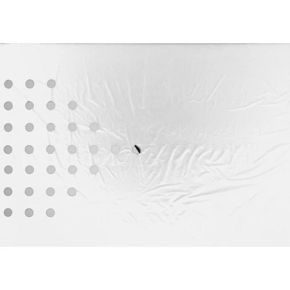 Univerzális fólia, fekete/ezüst, 25mikron, 175x60mm, 0,95x5m, perforált