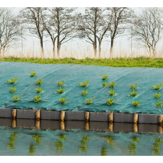 Talajtakaró agroszövet  zöld 2x5m 90g/m2