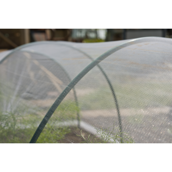 Rovar elleni védőháló zöldségeskertekhez, 2x5m átlátszó 1,8 x 1,8mm 38g/m2