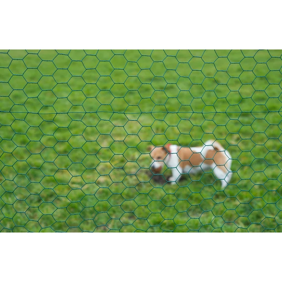 Hexaplast drótkerítés, zöld 13x13mm, 0,5 mx2,5m /6db/karton