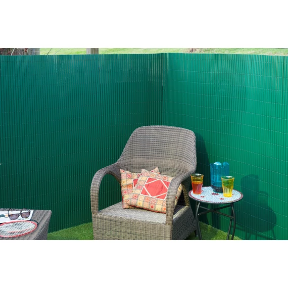PVC szimpla oldalú kerítés,rögzítővel zöld1 x 3 m, 1200 gr/m2
