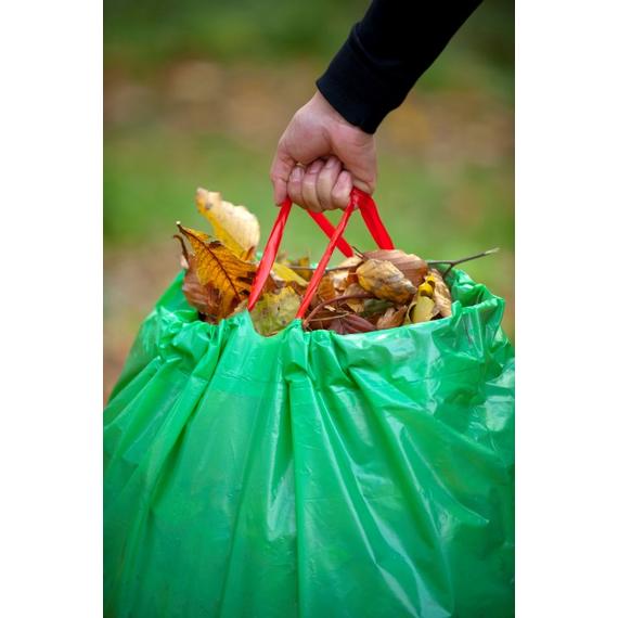 Lombgyűjtő zsák 100l, zöld, 70x45cm, 3db-os szett  /6szett/karton