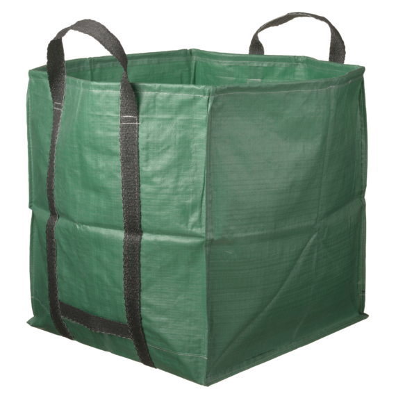 Lombgyűjtő zsák 324l, zöld, 68x70x68cm, 170g/m2 /4db/karton