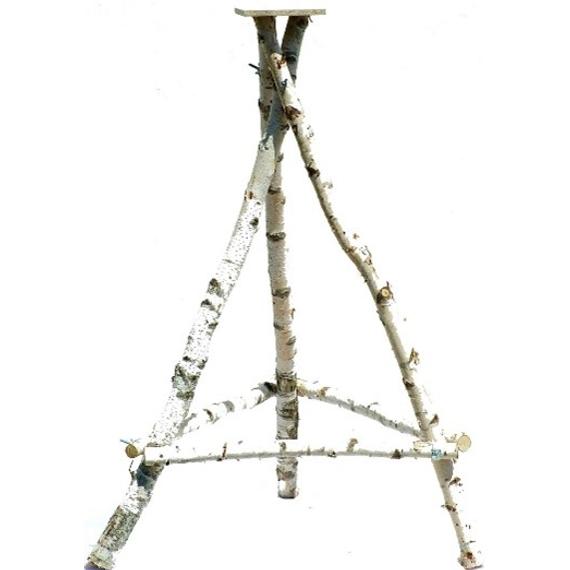 Madárház láb, 110cm nyírfa