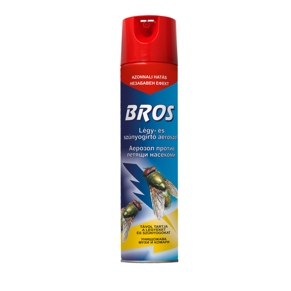 Bros Légy- és szúnyogirtó aeroszol 400ml 12 db/karton