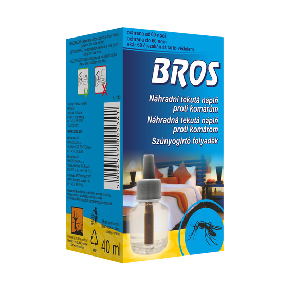 Bros Utántöltő folyadék elektromos készülékhez 12 db/karton