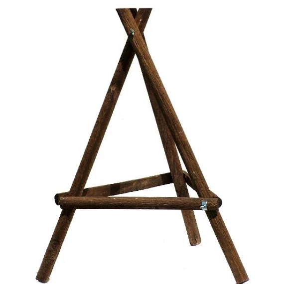 Madáretető láb (4-6cm átm.) 110cm festett fenyő állvány