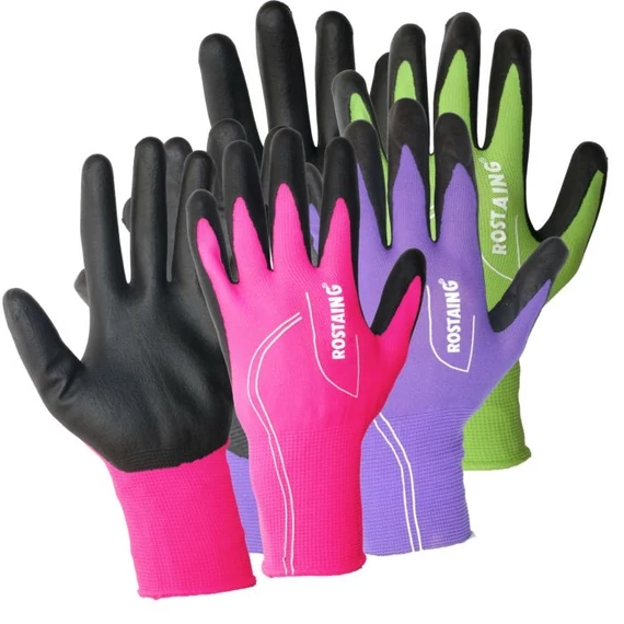 Rostaing Maxfeel Nitril mikrohab érintőképernyős kesztyű  9-10es méret, szürke (10db/csom)