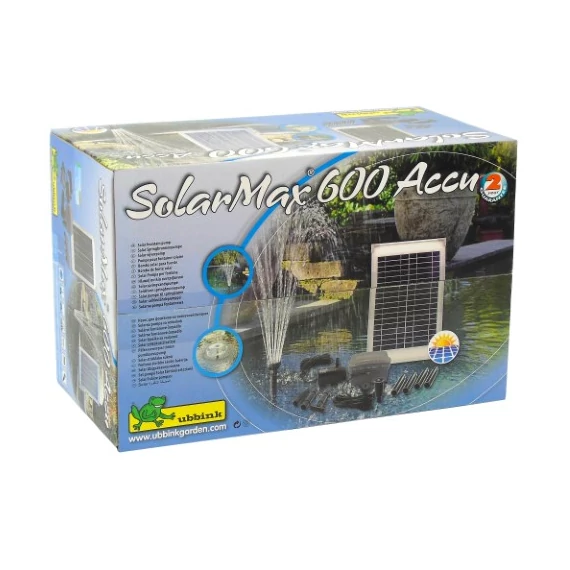 Ubbink SolarMax 600 ACCU pumpa +napelemes panel (470-610l/h)