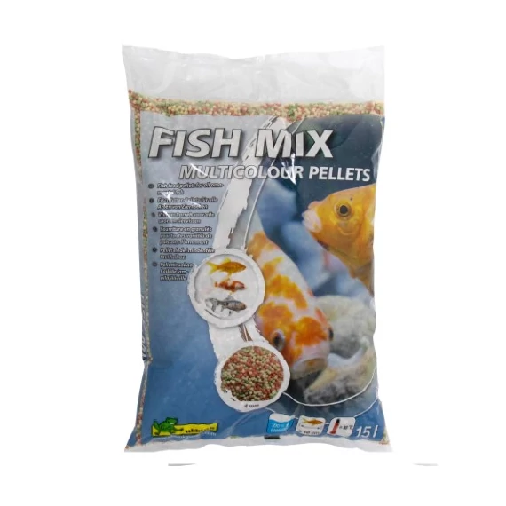 Fish Mix - Haltáp Multicolor Pellet 4 mm, 15 l