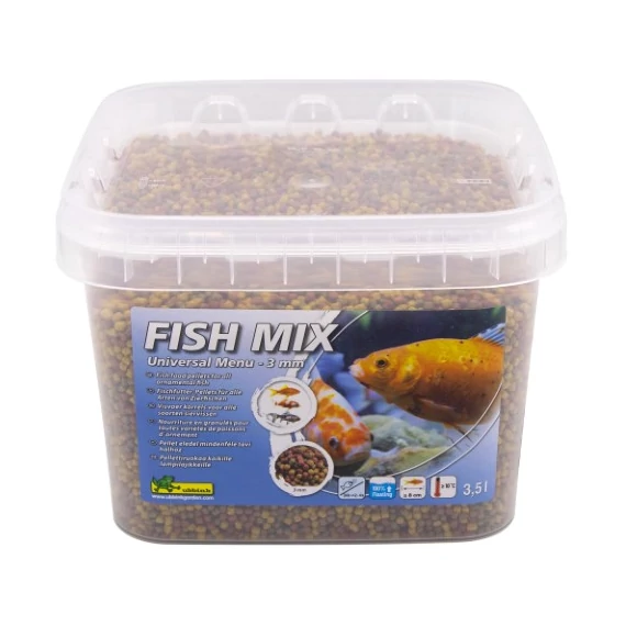 Fish Mix - Haltáp Menu Universal 3 mm pellet 3,5L, minden fajta halnak 10 - 25 cm-ig