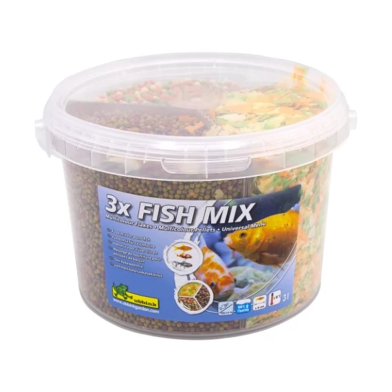 Fish Mix Pack haltáp 3 az 1-ben vödör, 3 L