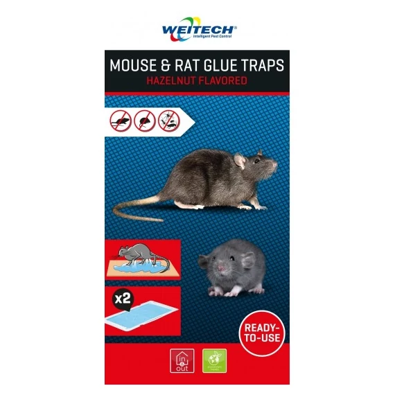 Weitech egérfogó ragasztós lap 23x13 cm (2db/csom.)