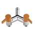 Kép 1/2 - Colortap kerti csap ECO dupla, Y 1/2" - 3/4"x 3/4" - terracotta