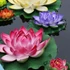 Kép 2/2 - Velda dekor Lótusz virág fuchsia 10 cm