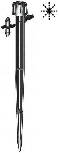 Mikro szórófej száron 8 vízsugaras 150 mm 360° 0-0,8m Ottima (25db/csom.)