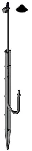Mikro szórófej száron Idra Spike 310 mm   90°