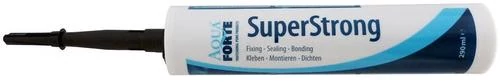 AquaForte Super Strong Fix&Seal ragasztó és tömítő, fekete 290ml 