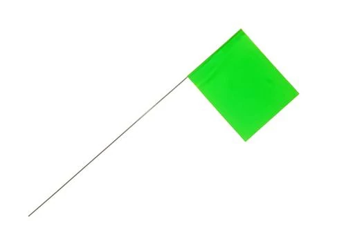 RB Jelölő zászló fényvisszaverő zöld,  100 db-cs.
