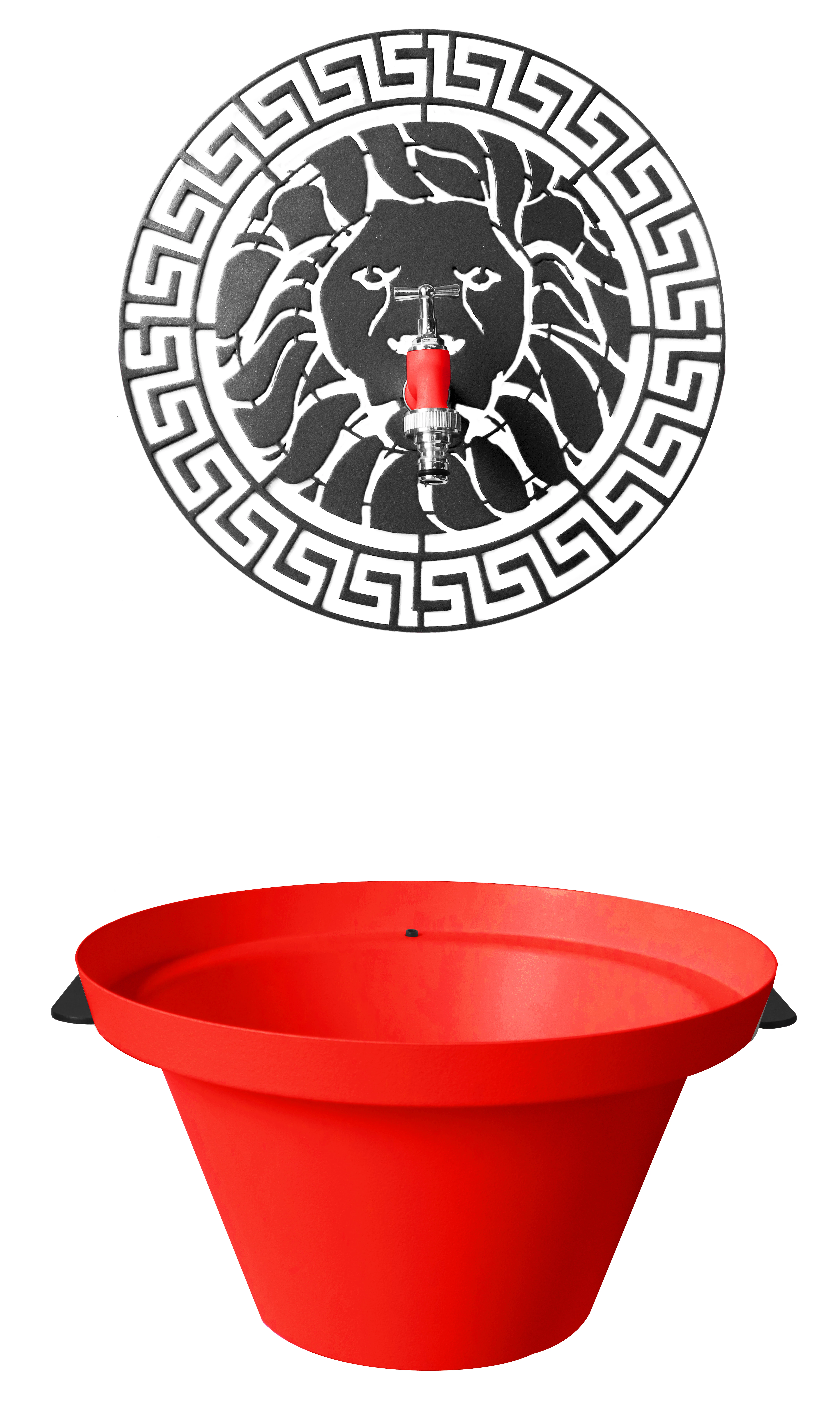 Colortap Kerti kút Róma - piros színű