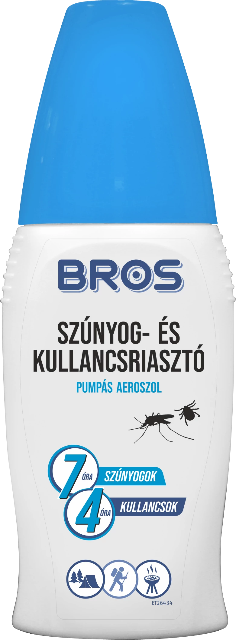 Bros Szúnyog-és kullancsriasztó pumpás aeroszol, 50 ml  12 db/karton