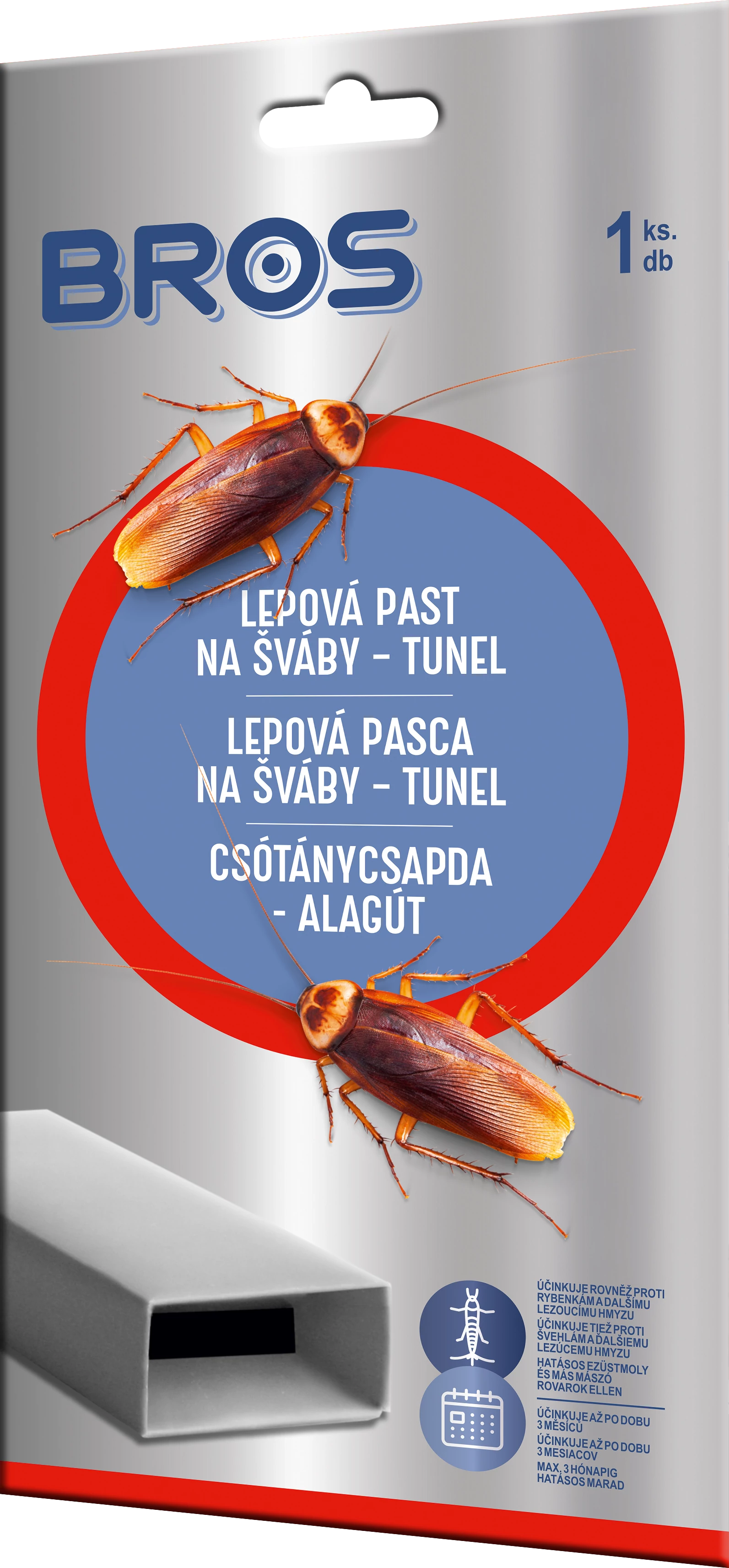 Bros Csótánycsapda - alagút 10 db/karton
