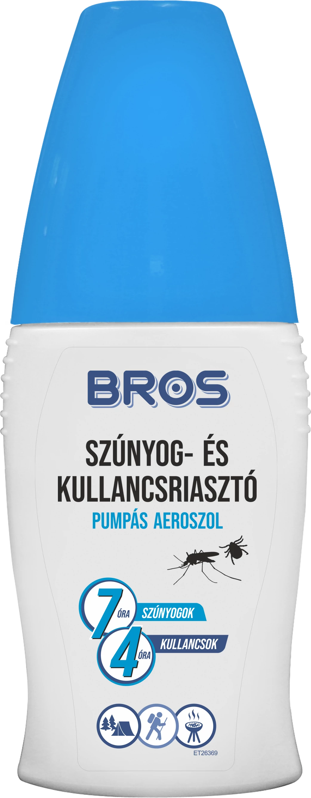 Bros Szúnyog-és kullancsriasztó pumpás aeroszol, 100 ml  12 db/karton