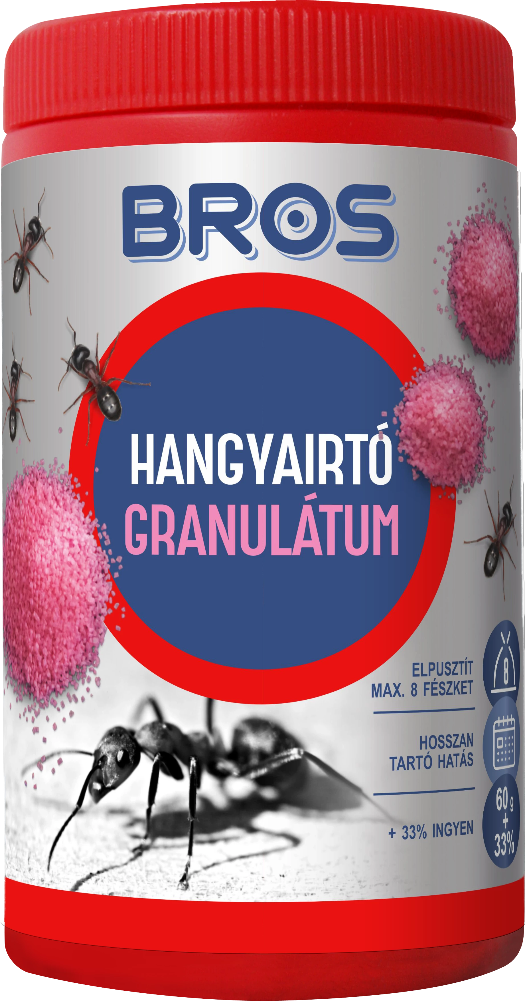 Bros Hangyairtó granulátum 60 gramm 36 db/karton