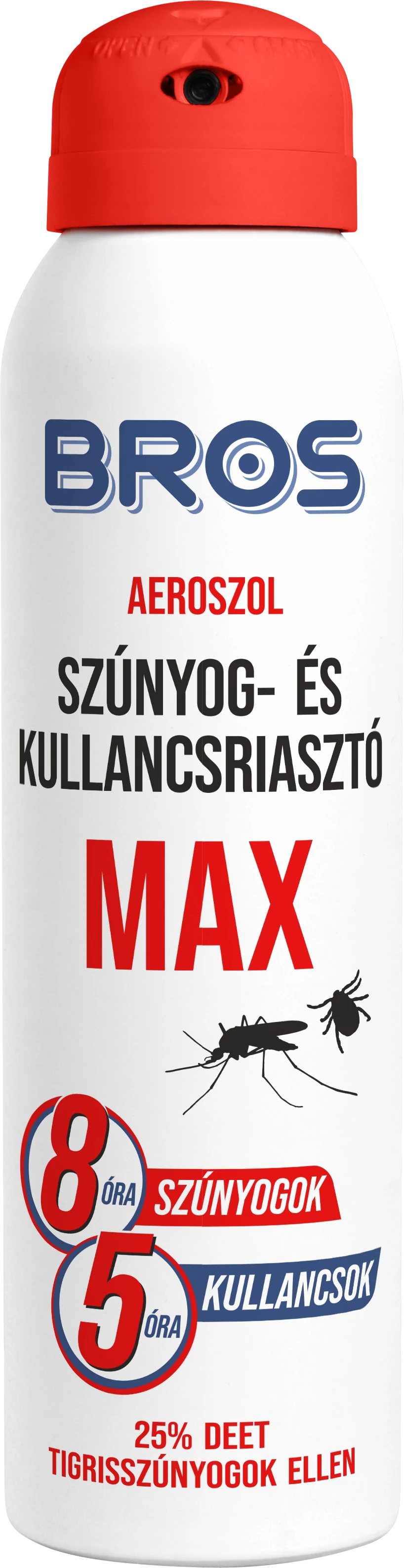 BROS Szúnyog- és kullancsriasztó aerosol Max 90ml 12 db/karton