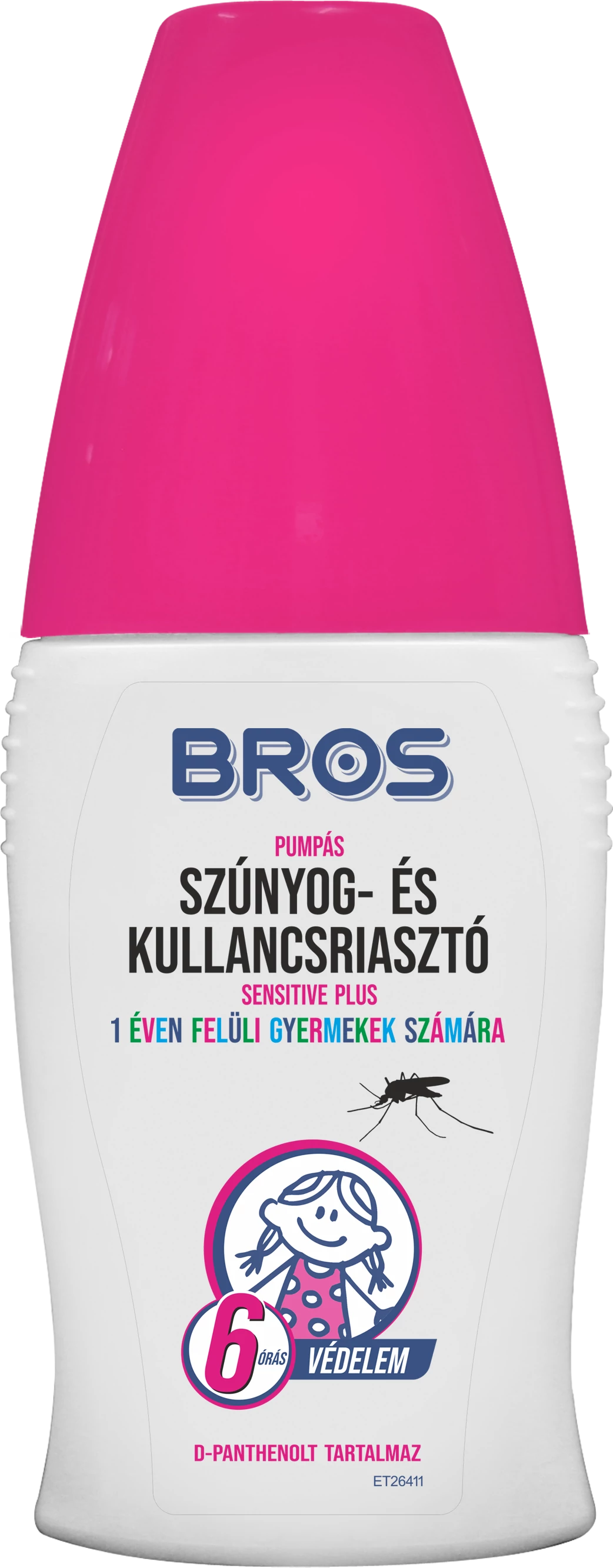 BROS Sensitive szúnyogriasztó pumpás aerosol 50ml 12 db/karton