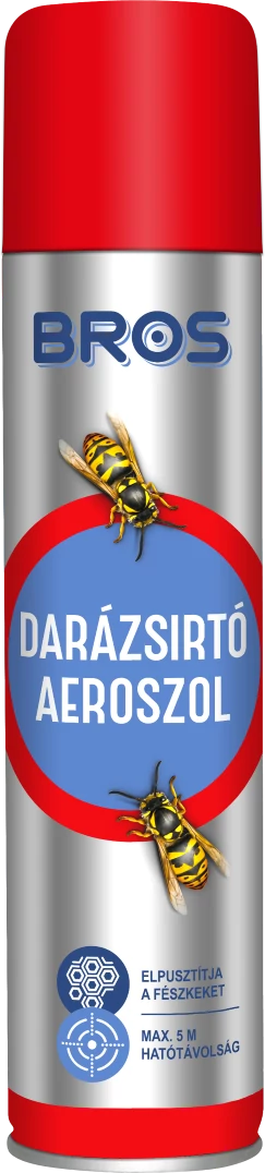 Bros darázsirtó aeroszol 600ml (12db/krt)