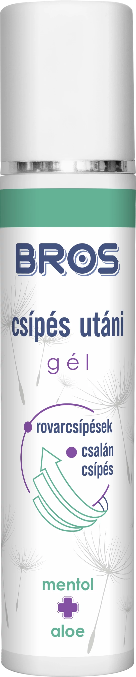 Bros csípés utáni gél 50ml (mentol+aloe vera) (12db/krt)