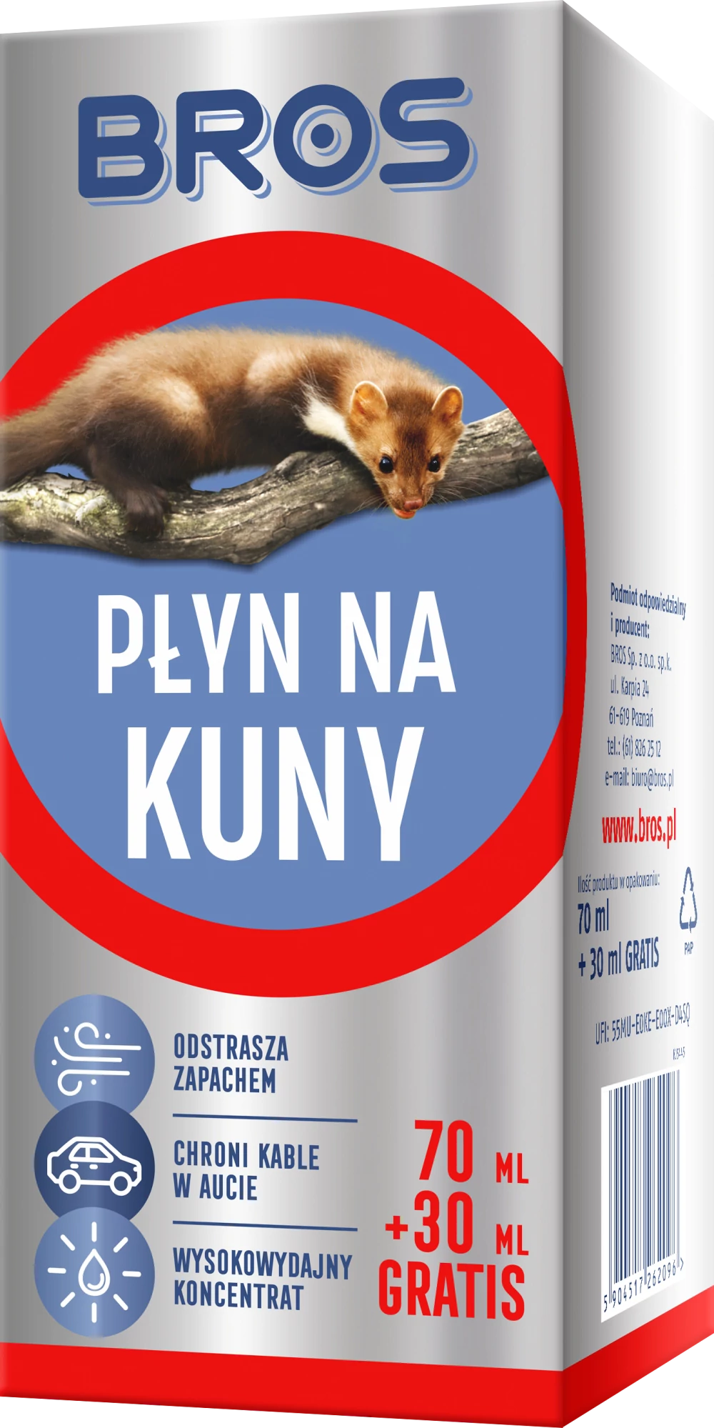 Bros Nyestriasztó folyadék 70+30ml ajándék 6db/krt
