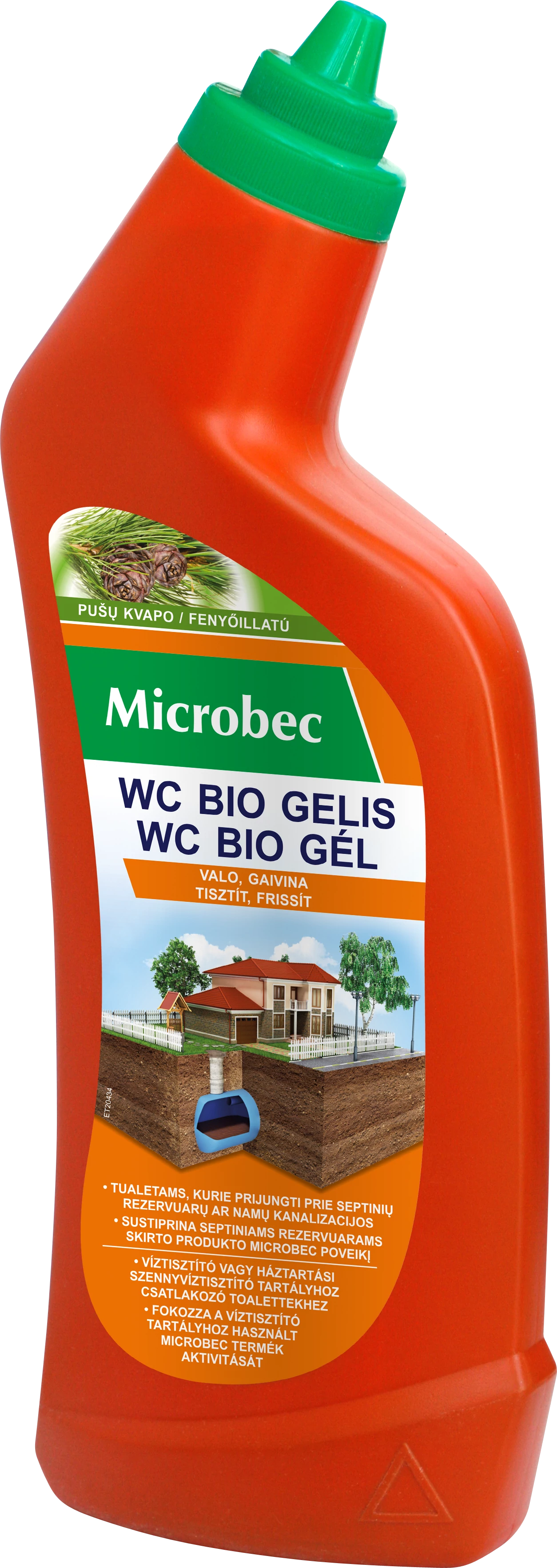 Bros Microbec Bio WC gél 750 ml 12 db/karton