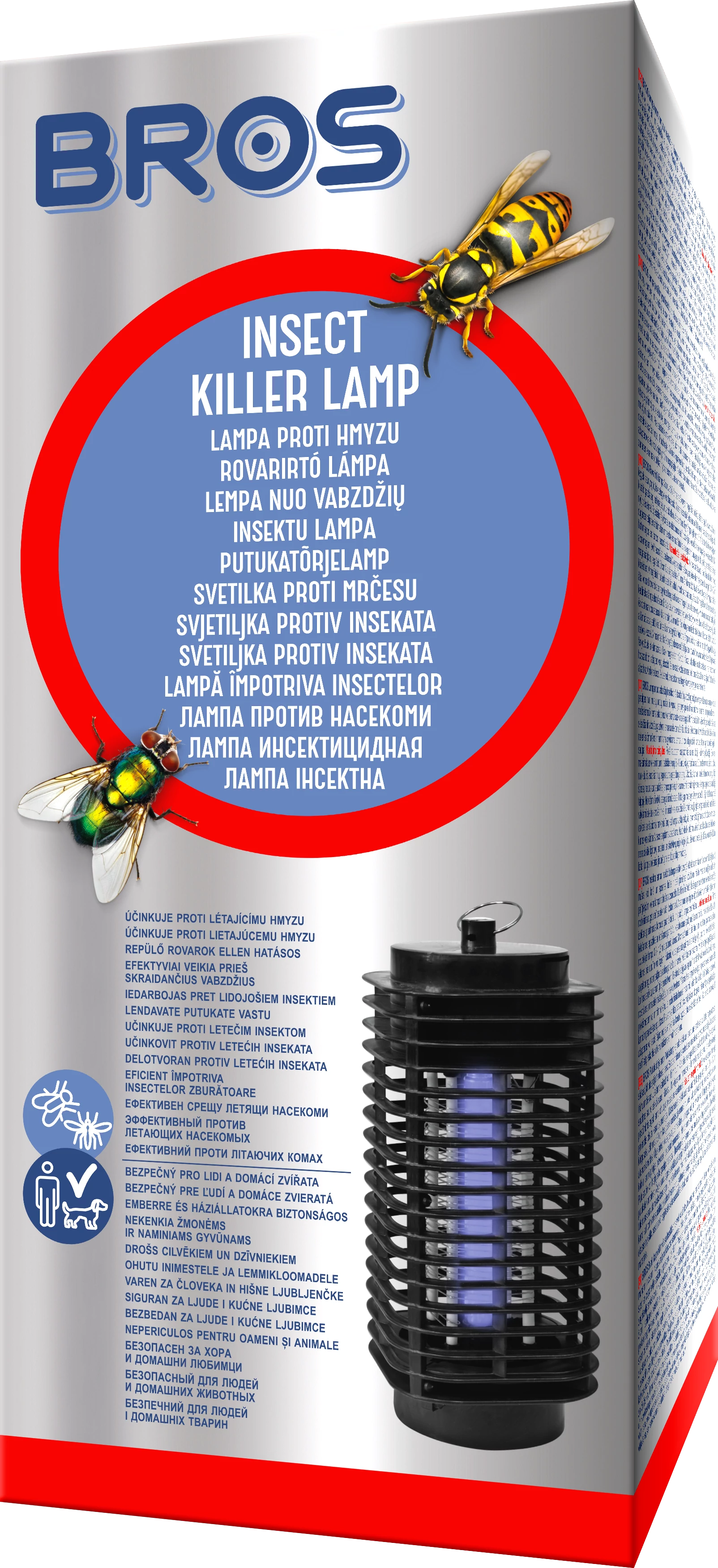 Bros Rovarirtó UV lámpa 3 watt 6 db/csomag