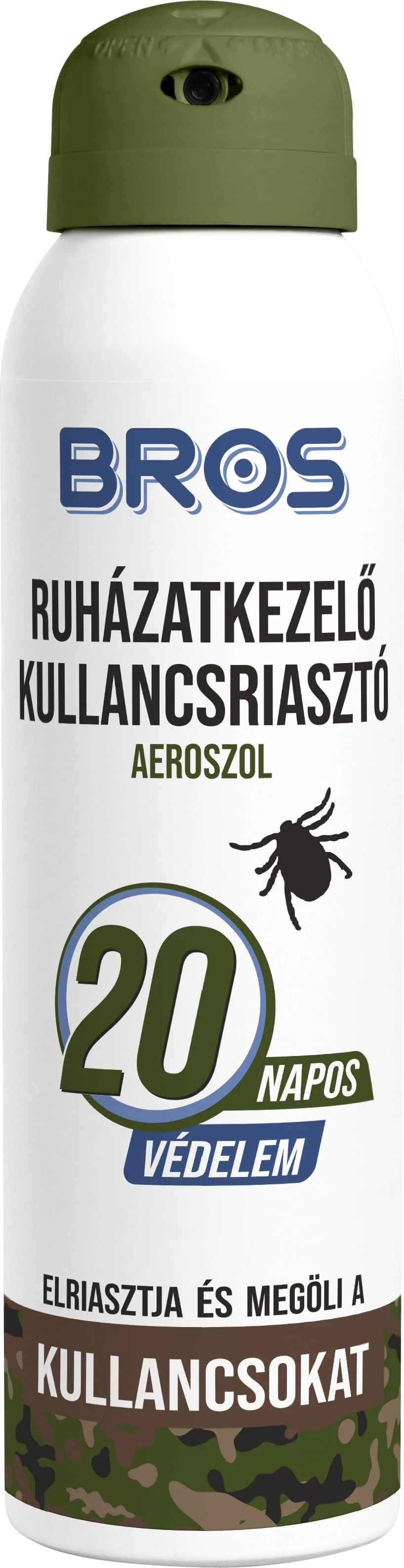 Bros Kullancsriasztó aeroszol ruhára 90ml 12 db/karton