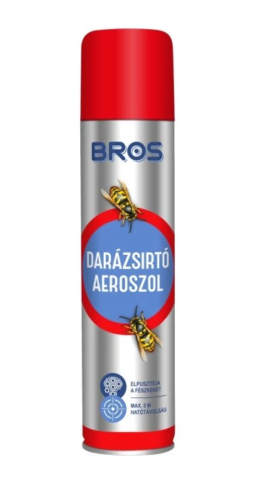 Bros Darázs és lódarázsirtó aeroszol 300ml 12 db/karton
