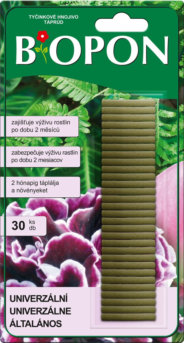 Biopon táprúd univerzális 30db/csomag