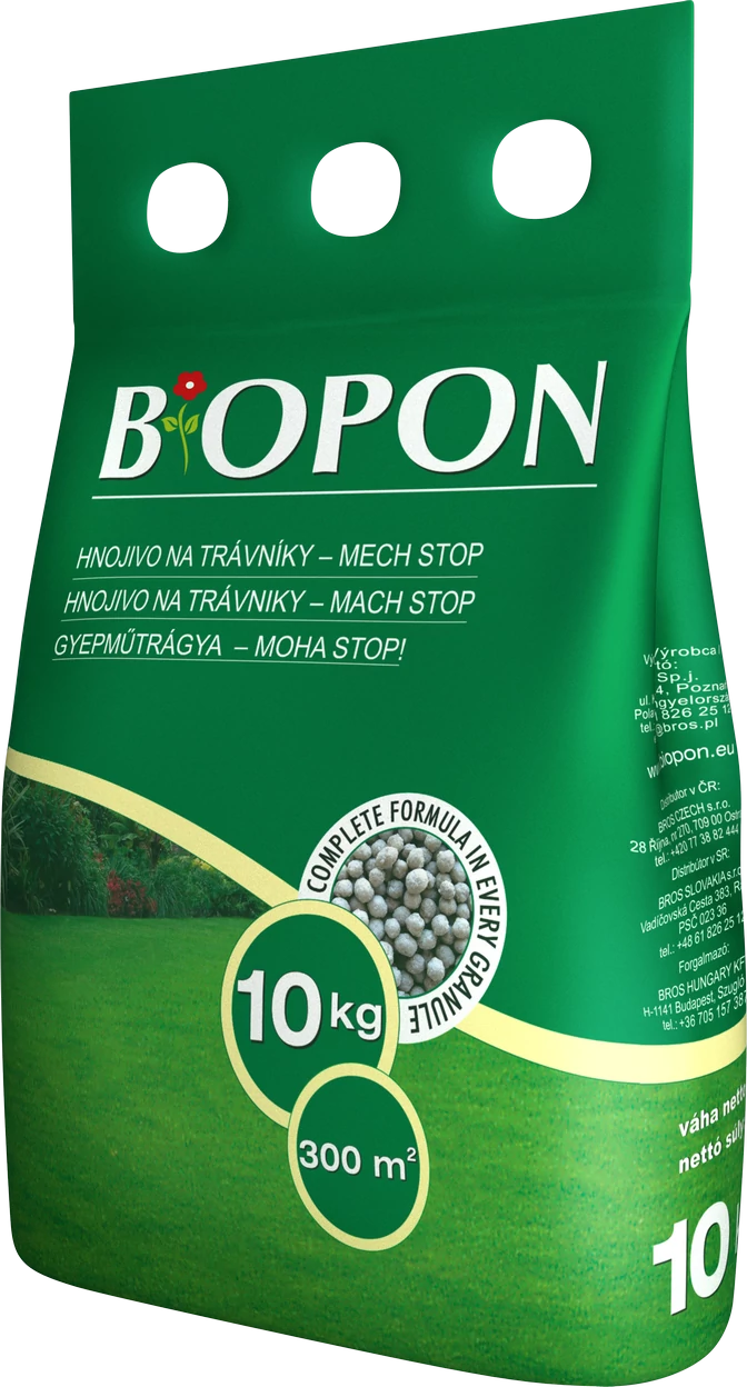 Biopon mohás gyeptáp 10 kg