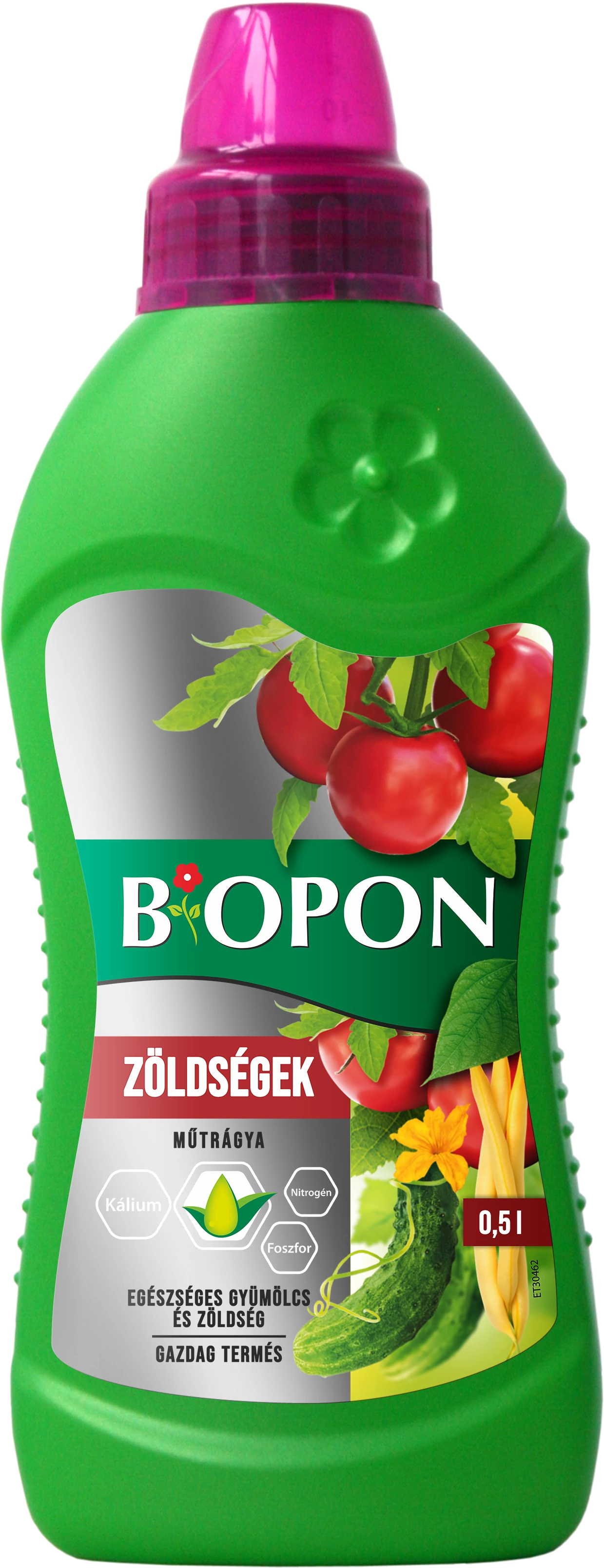 Biopon zöldségfélék tápoldat 0,5l 6 db/karton