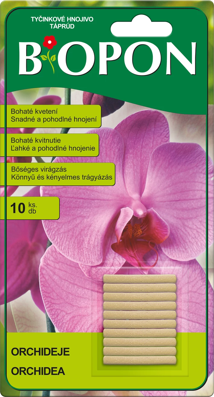 Biopon táprúd Orchidea 10db 30db/csomag