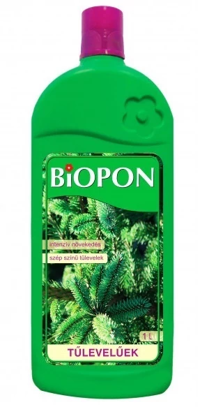 Biopon tűlevelű, fenyő tápoldat 1L  6 db/karton