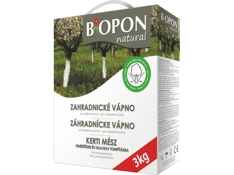 Biopon kerti mész 3kg - ÚJ KISZERELÉS (3db/krt)