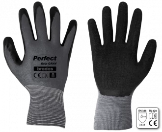 Kesztyű RWPGGY9 PERFECT GRIP GRAY latex 9