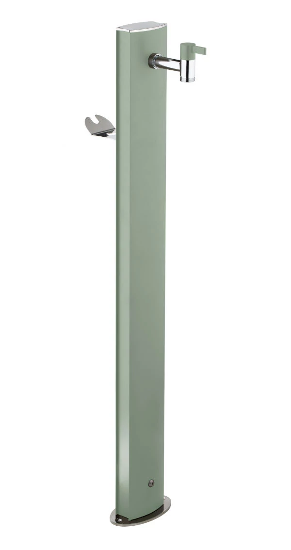 Colortap Kerti kút TOTEM 424, ovális khaki zöld, földre helyezhető