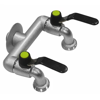 Colortap Aquajet kerti csap DUO dupla 1/2”- 3/4” x 3/4”