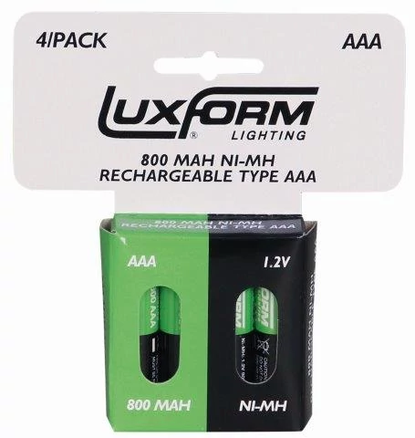 Luxform Tölthető elem 4x 800 Mah NimH AAA 